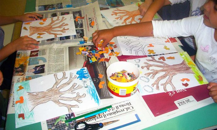 laboratorio creativo asilo Quiliano